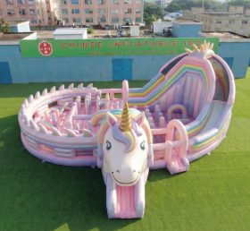 GF3-1179 Unicorn Theme Inflatable Funcity