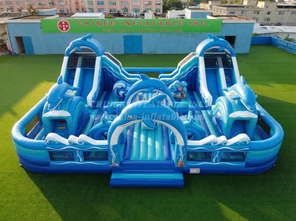 GF3-1199 Dolphin Theme Inflatable Funcity
