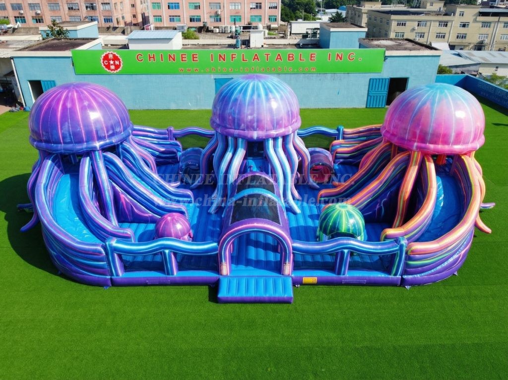 GF3-1216 Jellyfish Theme Inflatable Funcity