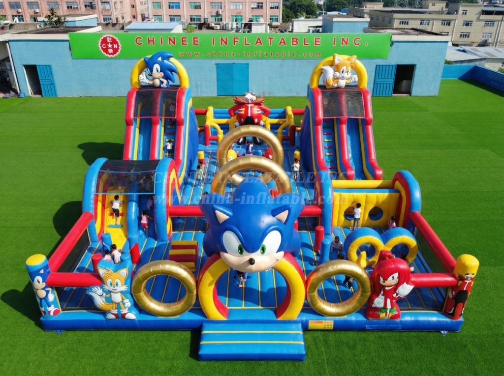 GF3-1267 Sonic Theme Inflatable Funcity
