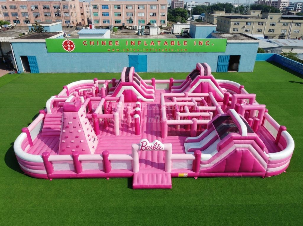 GF3-1304 Barbie Theme Inflatable Park