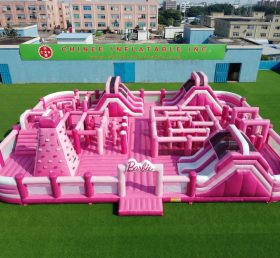 GF3-1304 Barbie Theme Inflatable Park