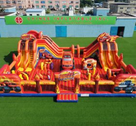 GF3-1310 Blaze Monster Theme Inflatable Park