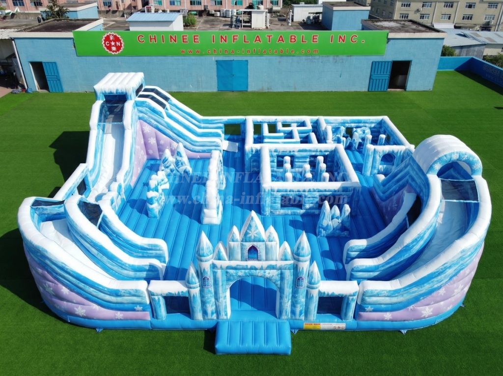 GF3-1335 Frozen Theme Inflatable Park