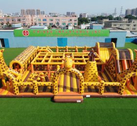 GF3-1340 Giraffe Theme Inflatable Park
