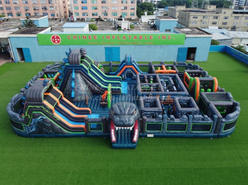GF3-1341 Godzilla Theme Inflatable Park