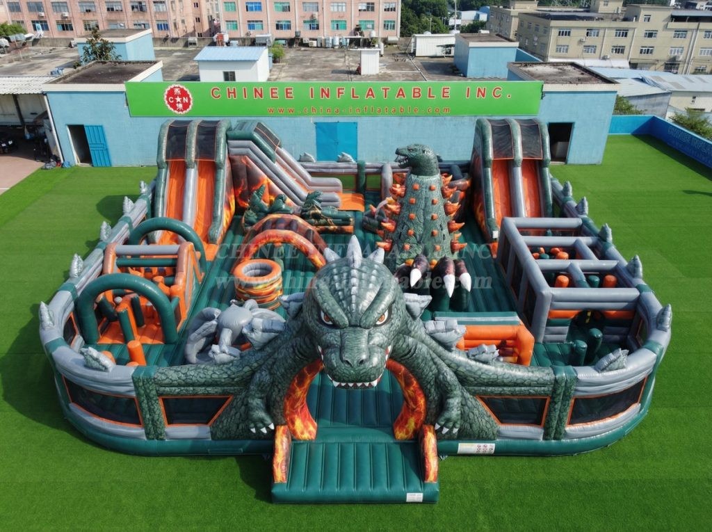 GF3-1342 Godzilla Theme Inflatable Park