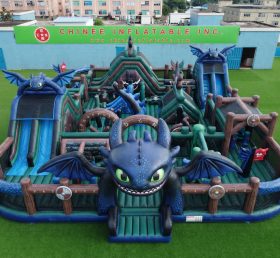 GF3-1346 How To Train Your Dragon Theme Inflatable Park