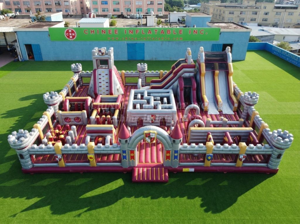 GF3-1354 Knight Theme Inflatable Park