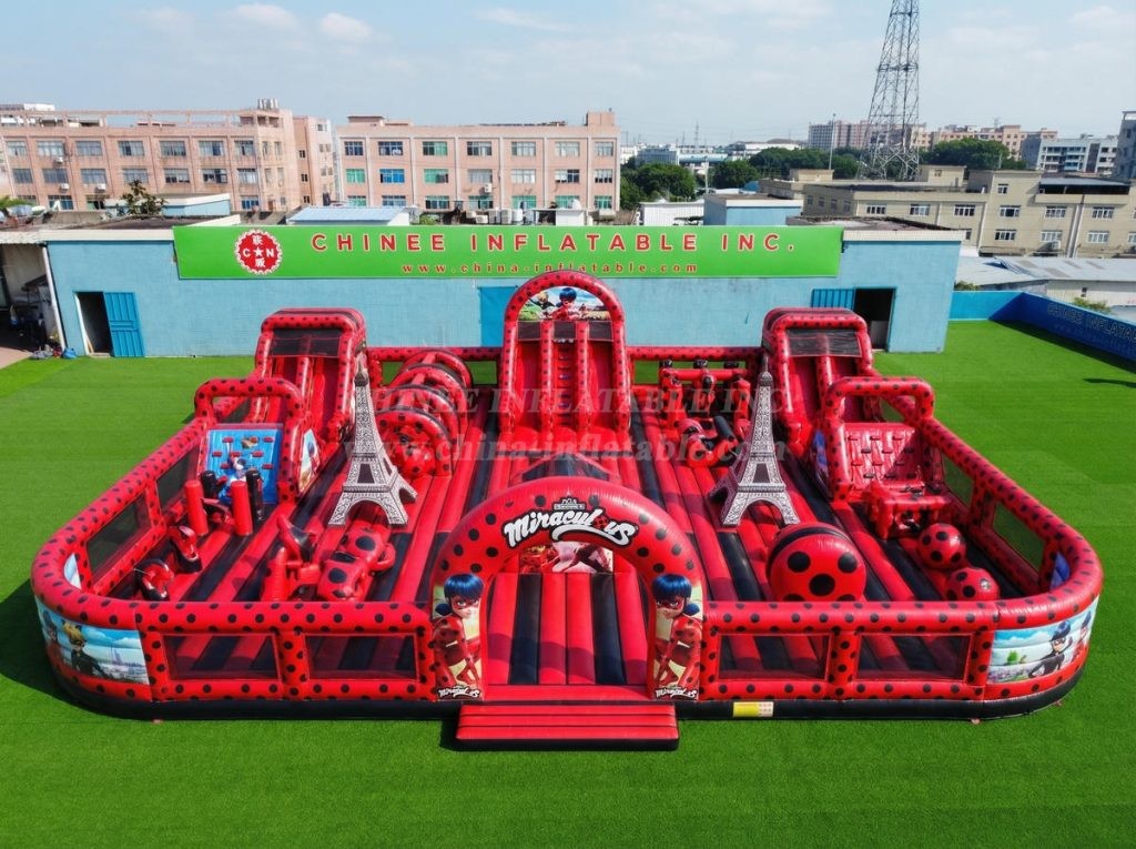 GF3-1368 Miraculous Ladybug Theme Inflatable Park