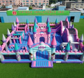 GF3-1374 Nella Knight Theme Inflatable Park