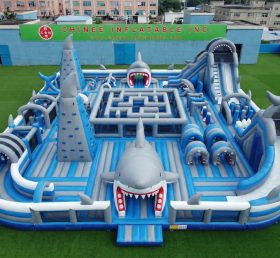 GF3-1393 Shark Theme Inflatable Park