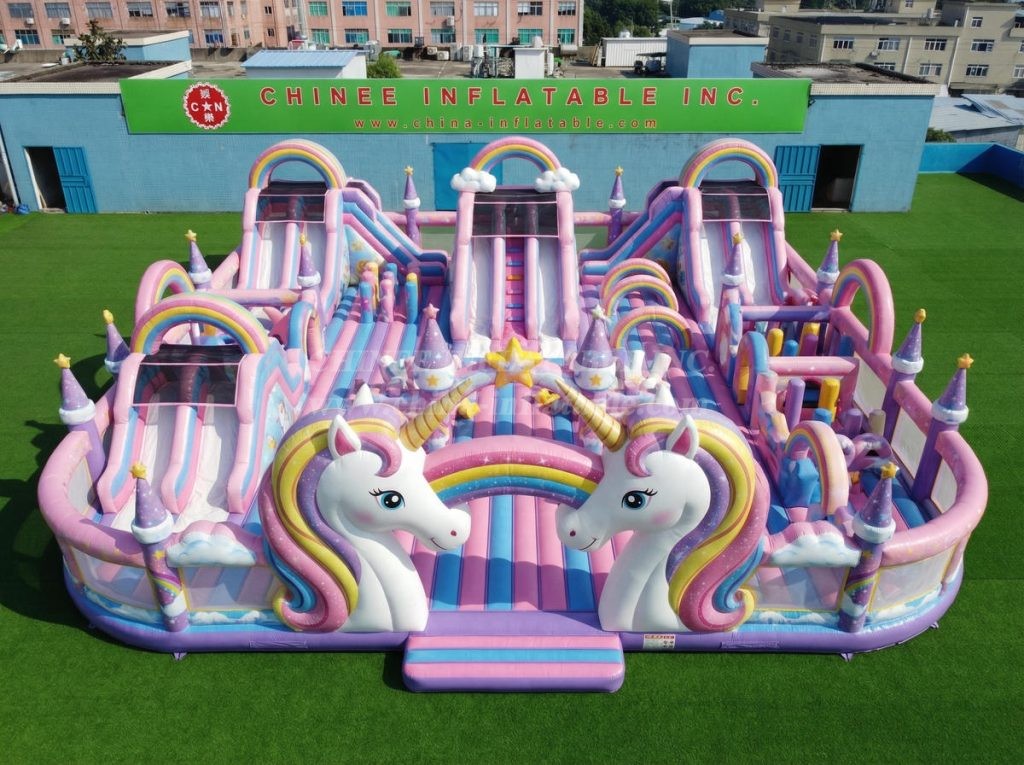 GF3-1415 Unicorn Theme Inflatable Park