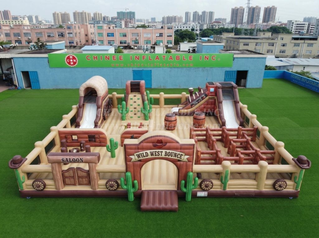 GF3-1419 Wild West Theme Inflatable Park