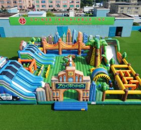 GF3-1422 Zootopia Theme Inflatable Park