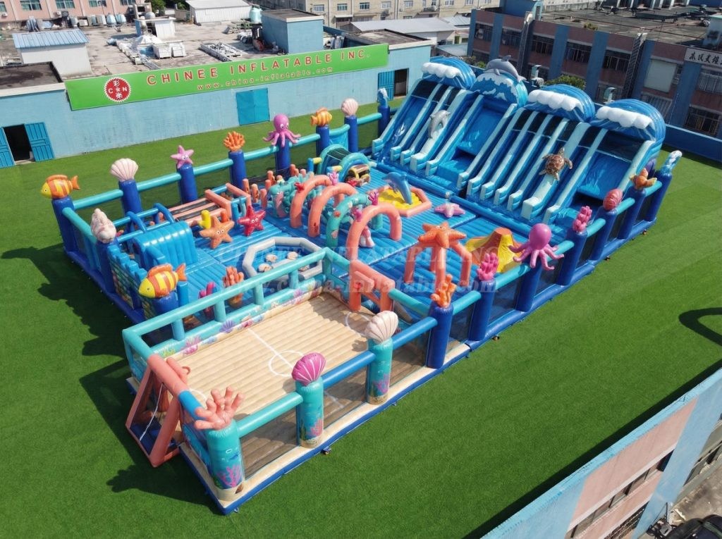 GF3-674 Ocean Theme Giant Inflatable Park