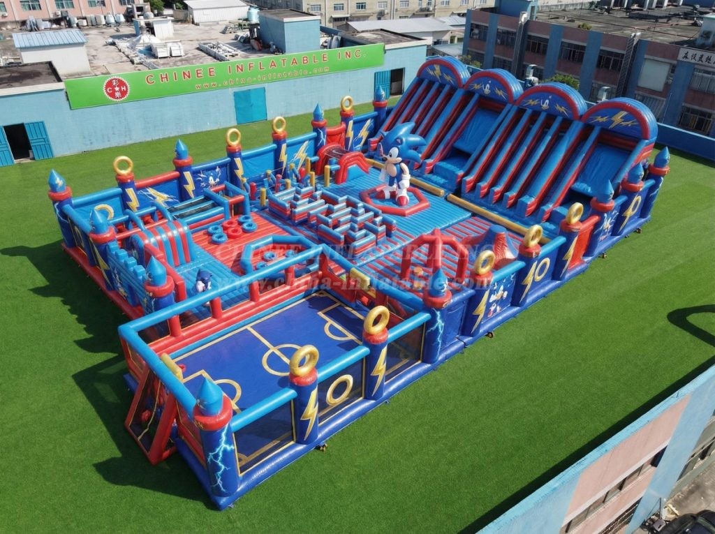 GF3-684 Sonic Theme Giant Inflatable Park