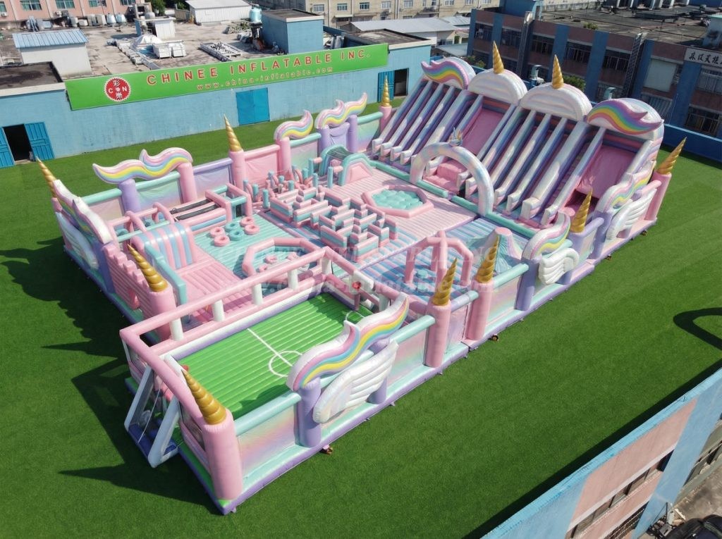 GF3-695 Unicorn Theme Giant Inflatable Park