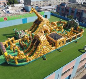 GF3-702 Giraffe Theme Inflatable Playground