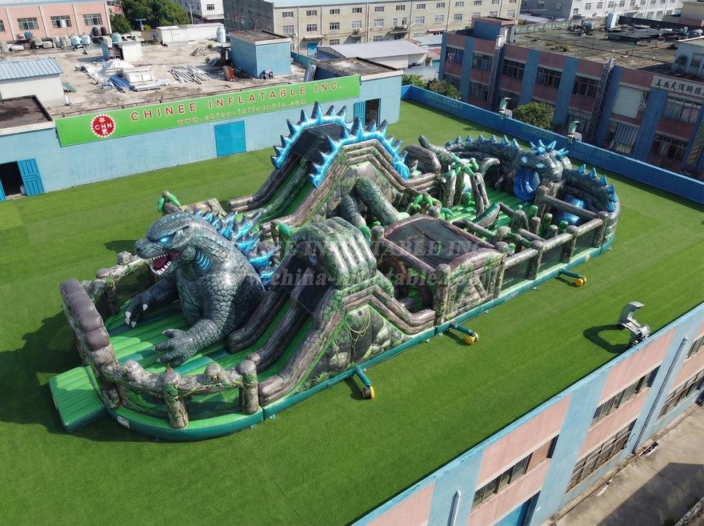 GF3-703 Godzilla Theme Inflatable Playground