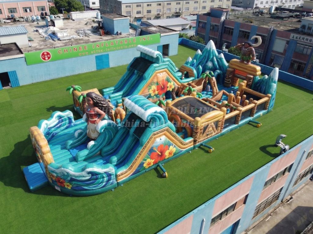 GF3-710 Moana Theme Inflatable Playground
