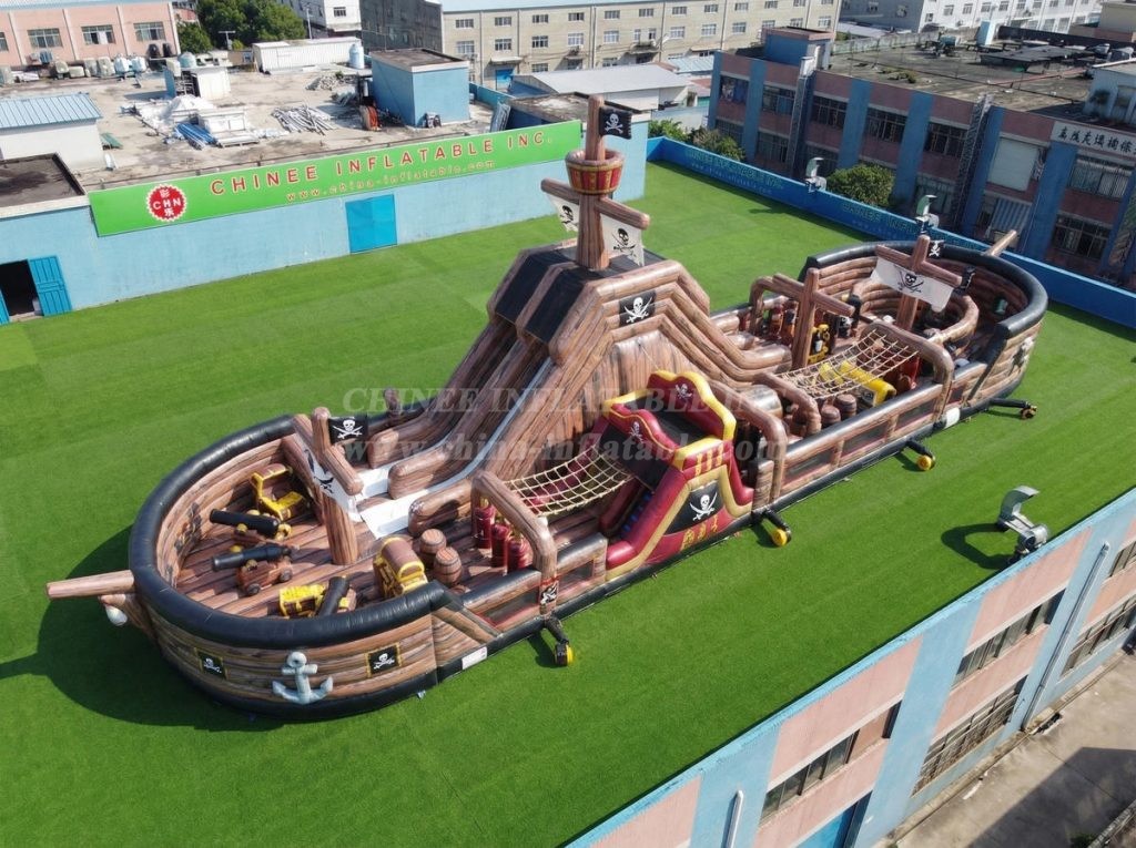 GF3-714 Pirates Theme Inflatable Playground