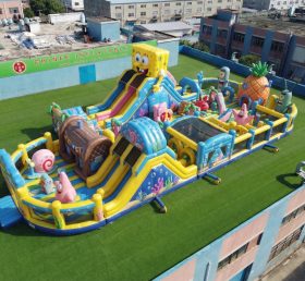 GF3-717 SpongeBob Theme Inflatable Playground