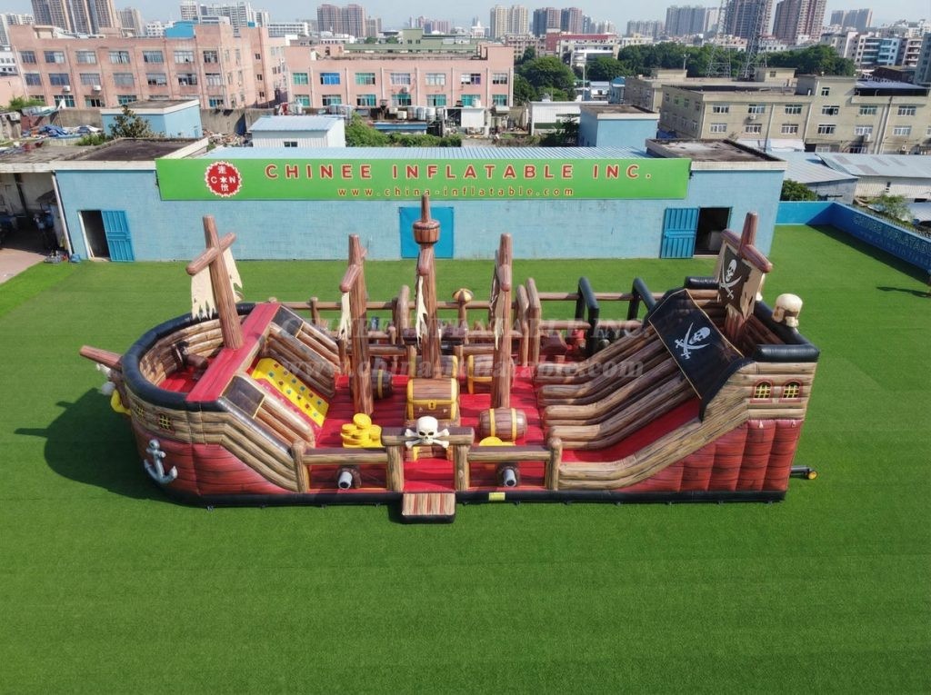 GF3-727 Pirates Theme Inflatable Playground