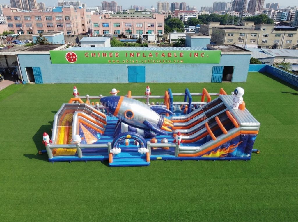 GF3-729 Rocket Theme Inflatable Playground