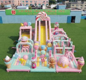 GF3-736 Candy Theme Inflatable Playground