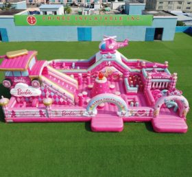 GF3-782 Barbie Theme Inflatable Playground