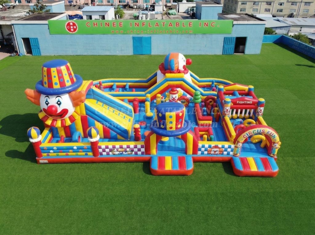 GF3-787 Clown Theme Inflatable Playground