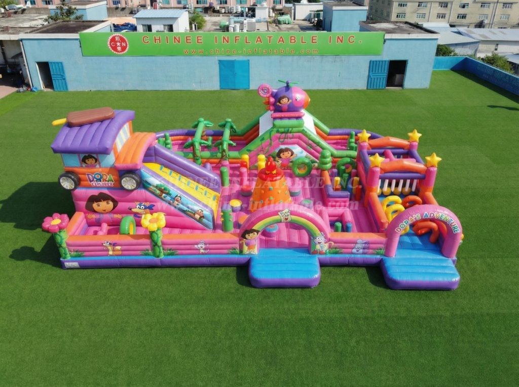 GF3-791 Dora Theme Inflatable Playground