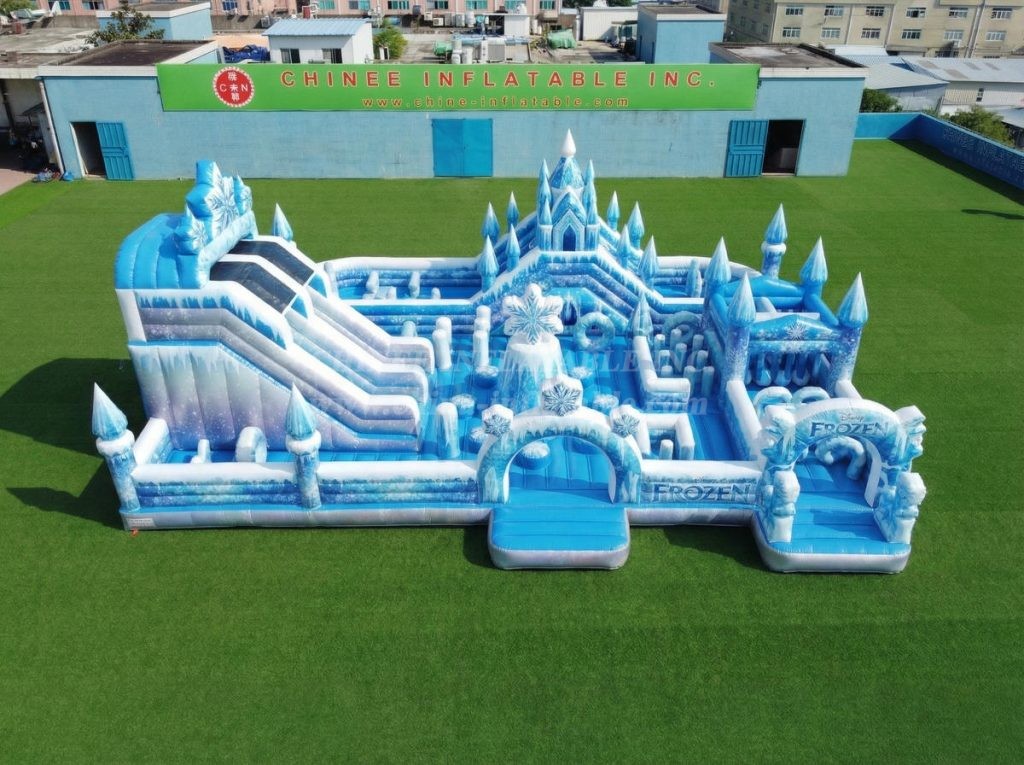 GF3-795 Frozen Theme Inflatable Playground