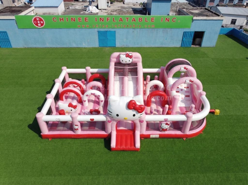 GF3-797 Hello Kitty Theme Inflatable Playground