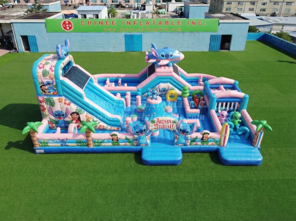 GF3-799 Lilo & Stitch Theme Inflatable Playground