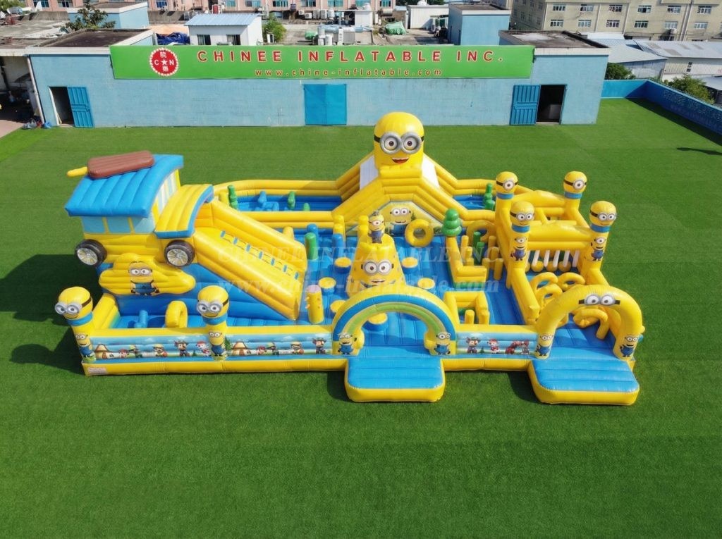 GF3-804 Minions Theme Inflatable Playground