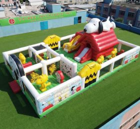 GF3-823 Snoopy Theme Inflatable Playground