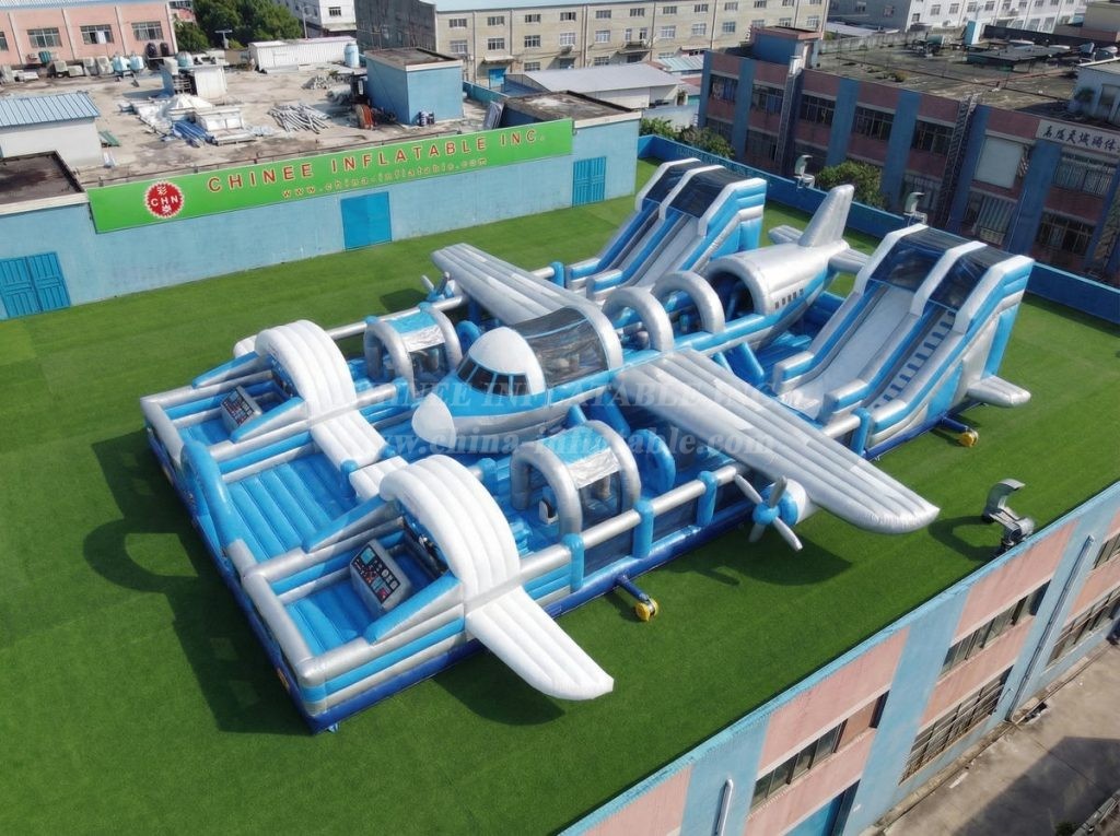 GF3-834 Airplane Theme Inflatable Park