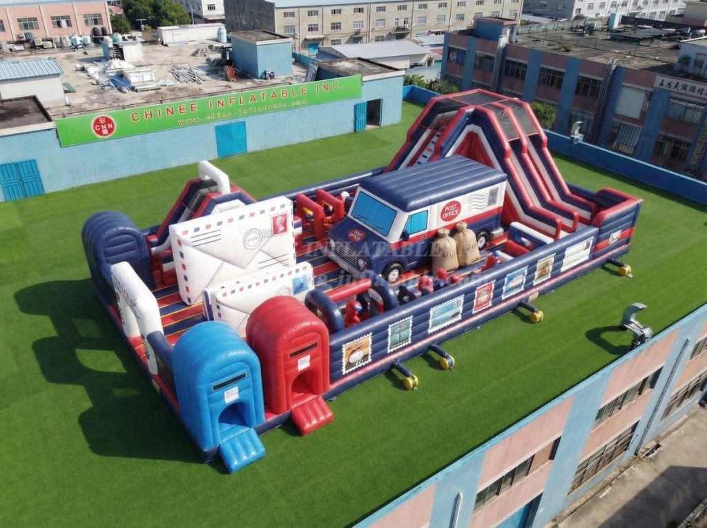 GF3-843 Post Office Theme Inflatable Park