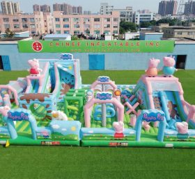 GF3-872 Peppa Pig Theme Inflatable Park