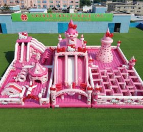 GF3-909 Hello Kitty Theme Inflatable Park