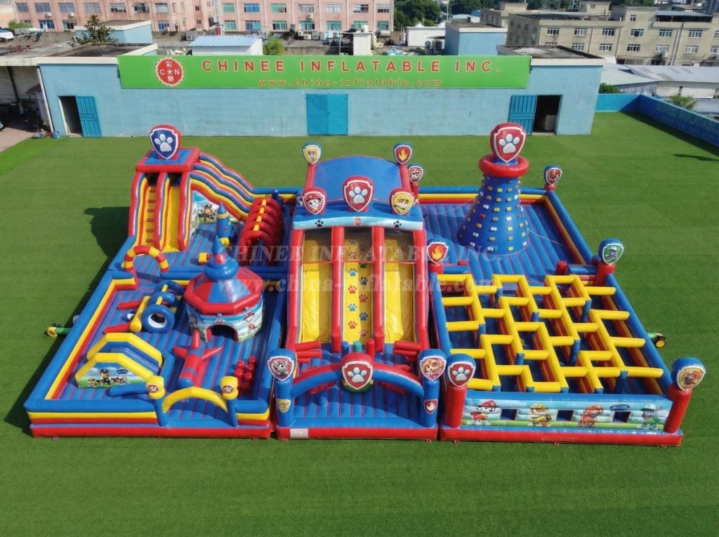 GF3-917 Paw Patrol Theme Inflatable Park