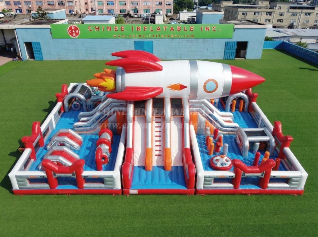 GF3-920 Rocket Theme Inflatable Park