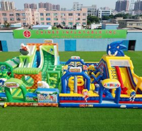 GF3-923 Sonic Theme Inflatable Park
