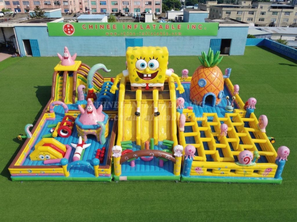 GF3-925 SpongeBob Theme Inflatable Park