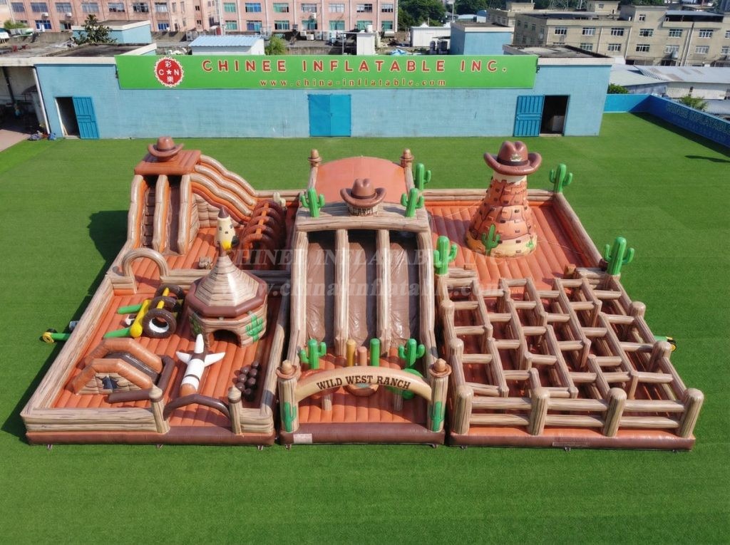 GF3-933 Wild West Theme Inflatable Park