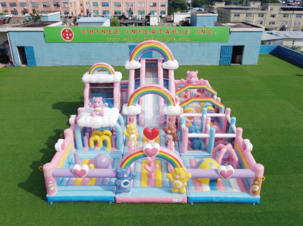 GF3-944 Care Bears Theme Inflatable Playground
