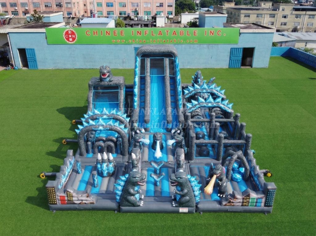 GF3-954 Godzilla Theme Inflatable Playground