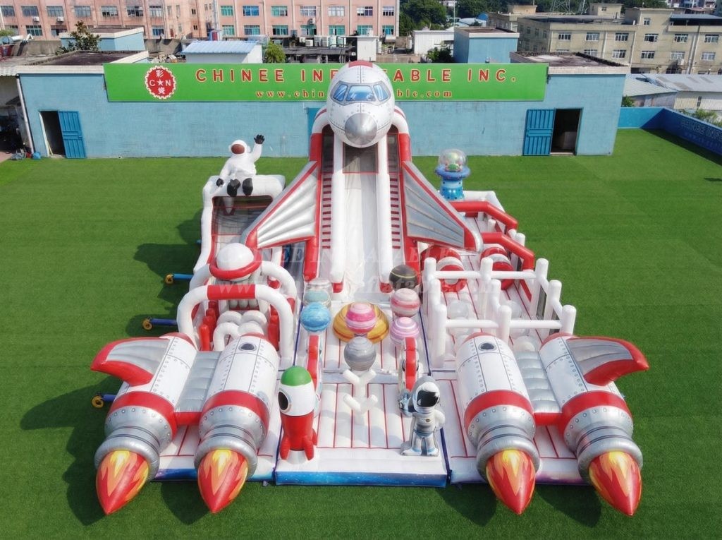 GF3-974 Rocket Theme Inflatable Playground